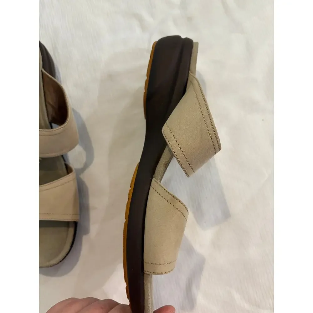 Dansko Isabel Tan Leather Adjustable ortho comfort Slide Sandals Womens 39 8.5-9 - Picture 8 of 12